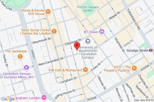 W1w Postcode Map New Cavendish Street, Fitzrovia, London, W1W 6XH | LDG